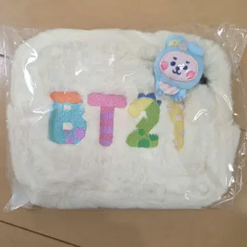 bt21 복슬복슬 파우치 인형 배지 훼미리마트 쿠키 꾹