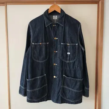 새상품급 Lee 리 91-J 복각 하우스 마크 커버올 size38