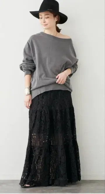 Deuxieme Classe 레이스 티어드 스커트/38