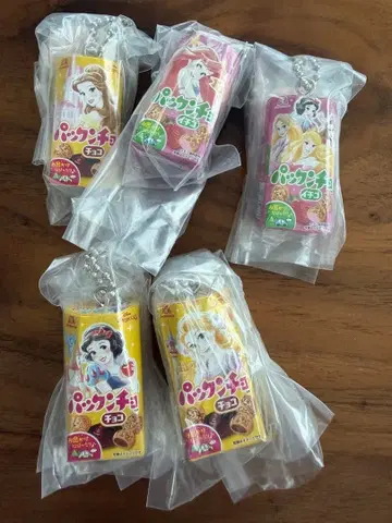 디즈니 프린세스 팩앤초 미니어처 5개 세트