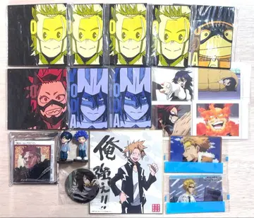 143 나의 히어로 아카데미아 히로아카 러버 코스터 카드 캔뱃지 색지