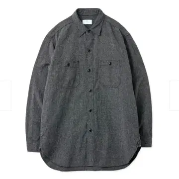 새상품 HERILL Blackchambray Workshirt