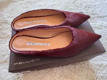 PELLICO 버건디 펌프스 38
