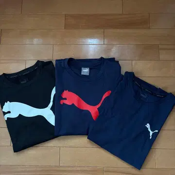 푸마 T셔츠 M~L 3장 세트