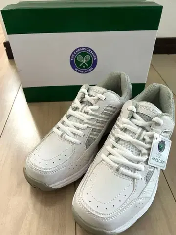 아사히 슈즈 WIMBLEDON 테니스화 24.5 사이즈 화이트