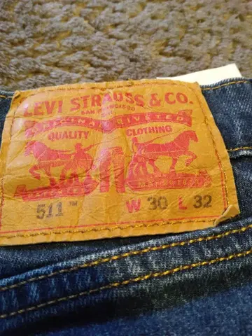 LEVI 511 스트레이트 청바지 W30 L32