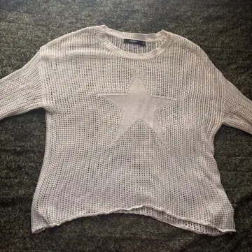 jaded london 루즈 스타 니트 메쉬 니트 최저가