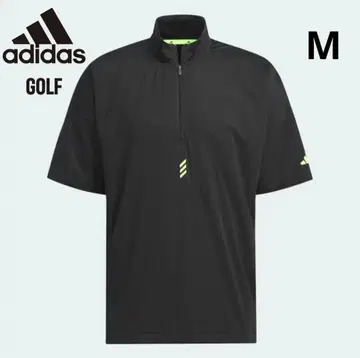 아디다스 골프웨어 반팔 윈드 브레이커 하프 지퍼 반팔 윈드