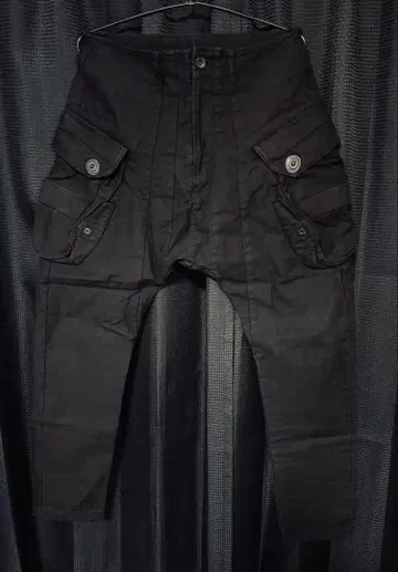 JULIUS 가스 마스크 카고 팬츠