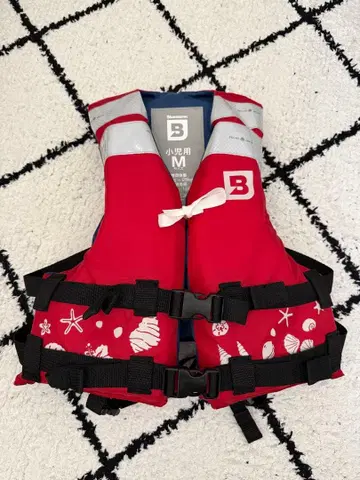 블루스톰 BSJ-212C M 레드 어린이용 구명 조끼 착수 없음
