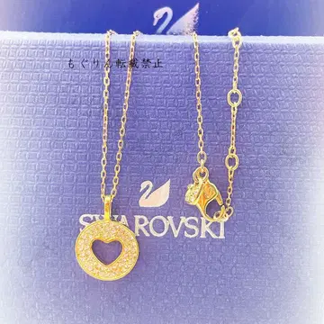 Swarovski 스텐실 하트 목걸이