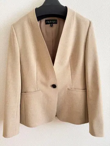 INDIVI 노카라 자켓 스커트 셋업