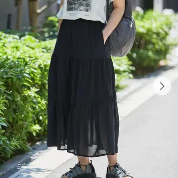 [ 25SS ] 택 포함 새상품 EKAL (에카) 파나마풍 캉캉 스커트