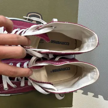 CONVERSE ALL STAR 버건디 하이컷