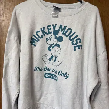 미키마우스 그래픽 맨투맨 L 사이즈