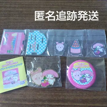 치이카와 x 산리오 아크릴 스탠드 핀즈 컬렉션 캔뱃지 헌책방 마이멜로
