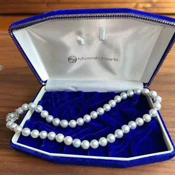 미야자키 펄스 블루 진주 목걸이
