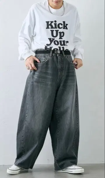 journal standard luxe 데님 스위치 팬츠