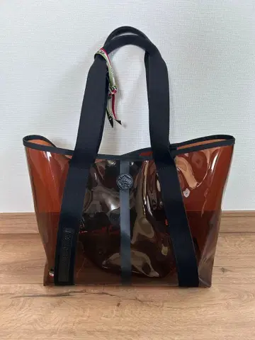 오로비안코 orobianco 클리어 토트 프레후마레 브라운