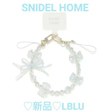 SNIDEL HOME 멀티 리본 스트랩 새상품 LBLU
