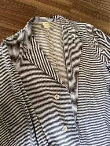 이탈리아군 70-80s 스트라이프 테일러드 자켓 사이즈 50