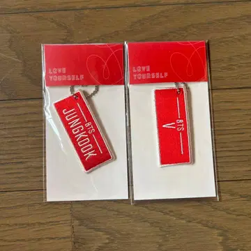 BTS LYS JUNGKOOK V 정국 태태 네임택