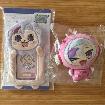 로후마오 4주년 봉제인형 마스코트 카드 홀더 후와 미나토 세트