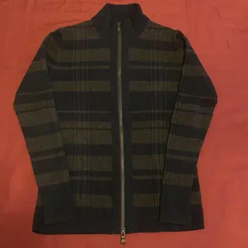 JOSEPH HOMME 네이비 그레이 스트라이프 니트