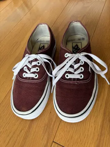 Vans 버건디 스니커즈