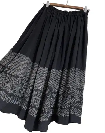 기모노 리메이크 헤코 오비 순수 실크 실크 릴랙스 팬츠 프리