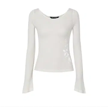 pain or pleasure rose sheer top ivory