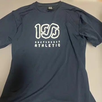 ONE HUNDRED ATHLETIC 블랙 T셔츠 2XL