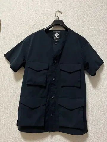 컬럼비아 블랙 라벨 노카라 유틸리티 셔츠 / M 블랙