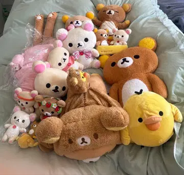 리락쿠마 봉제 인형 코리락쿠마 산엑스 묶음 판매 약 17점