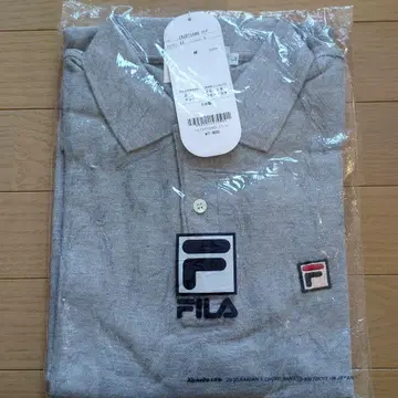 FILA 그레이 피케 셔츠 L 사이즈