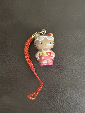 헤이세이 레트로 레어 산리오 일광화상 키티 스트랩 지역 한정 스트랩