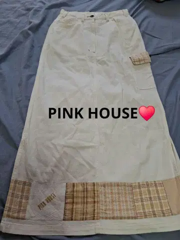 [PINK HOUSE ] 롱 스커트. 스커트. 패치워크