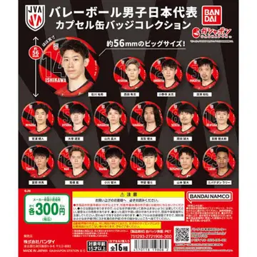배구 남자 일본 대표 캡슐 캔뱃지