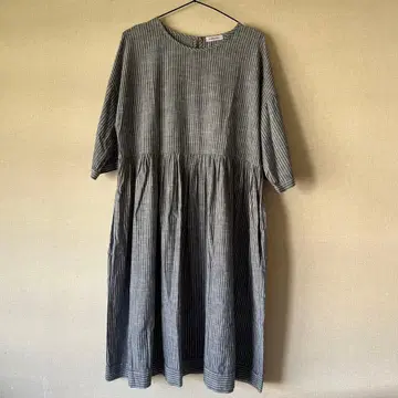 veritecoeur 어른 내추럴 코튼 롱 원피스