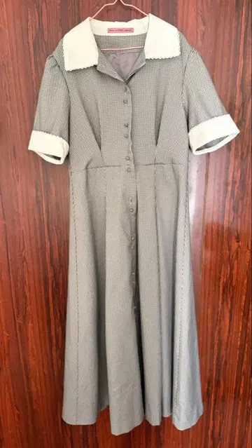 메종 드 플뢰르 원피스 푸치 로브 카논 칸다 사야카 체크