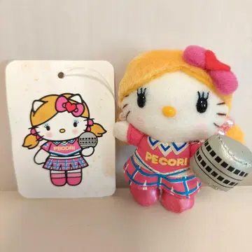 레트로 헬로키티 고리에 콜라보 봉제 인형 키링 2006 헤이세이 레트로