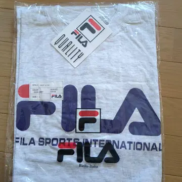 FILA 그레이 T셔츠 사이즈 L