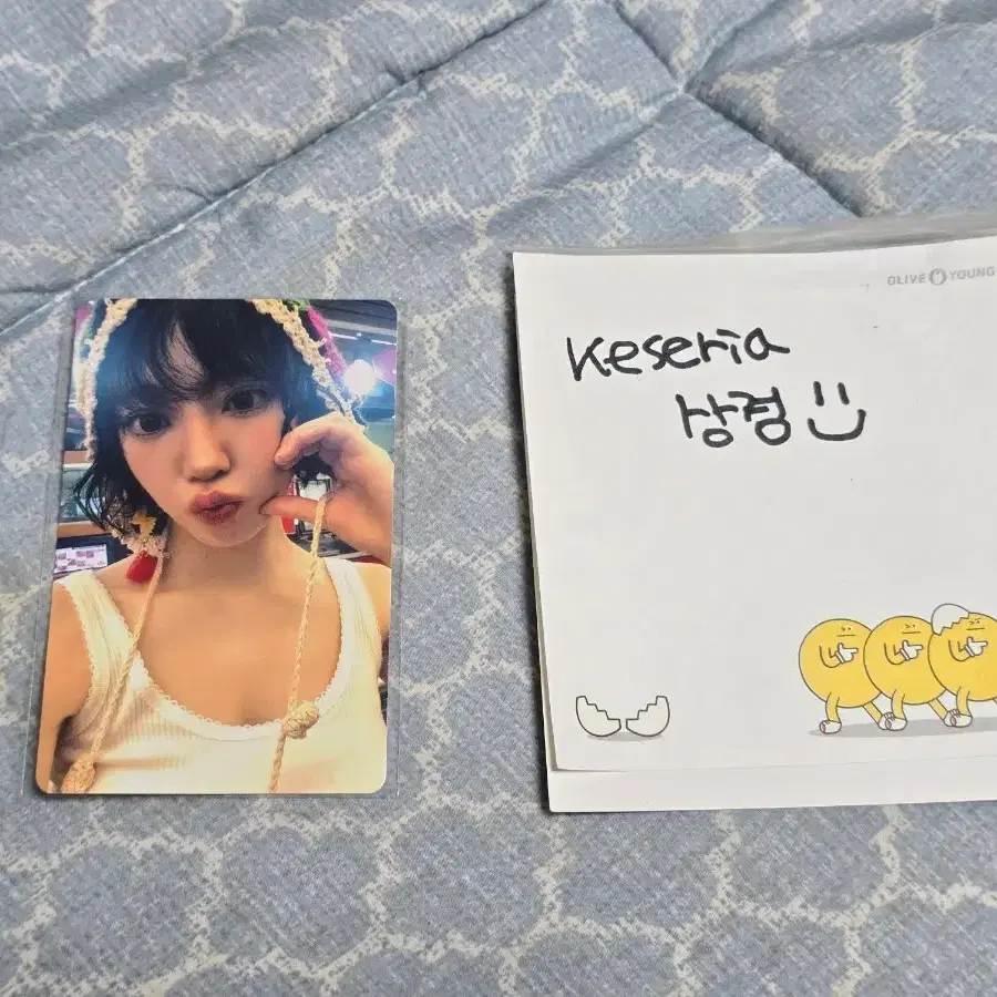 LESSERAFIM チェウォン SPAGHETTI weverse 直筆サイン LESSERAFIM SPAGHETTI weverse 直筆サイン チェウォン LE SSERAFIM