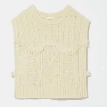 Eaphi MIX PATTERN KNIT VEST