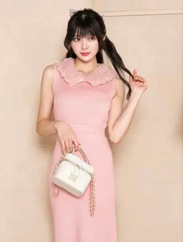 Darich 푸들 퍼 니트 롱 원피스