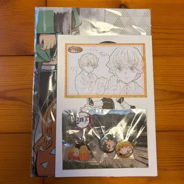 귀멸의 칼날 ufotable 카페 세트 판매 아가츠마 젠이츠