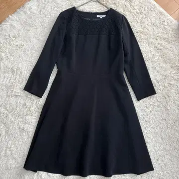 [상태 좋음] 블랙 포멀 원피스 블랙 무릎 기장 관혼상제 L