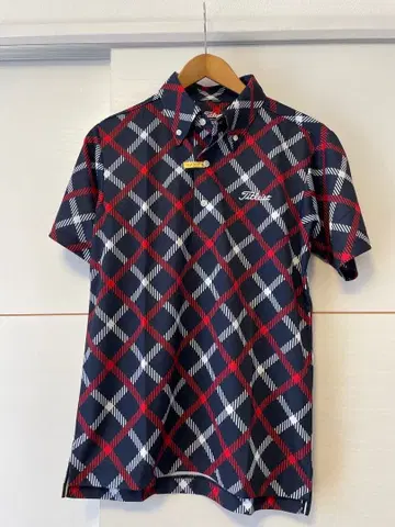 [ 새상품급 ] 타이틀리스트 피케 셔츠 네이비 M 사이즈