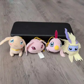 디지몬 봉제 인형 4체 세트