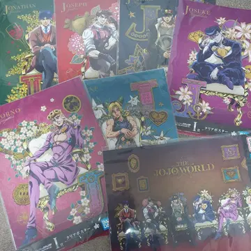 제일복권 죠죠 월드 I 상 클리어 포스터 컴플리트